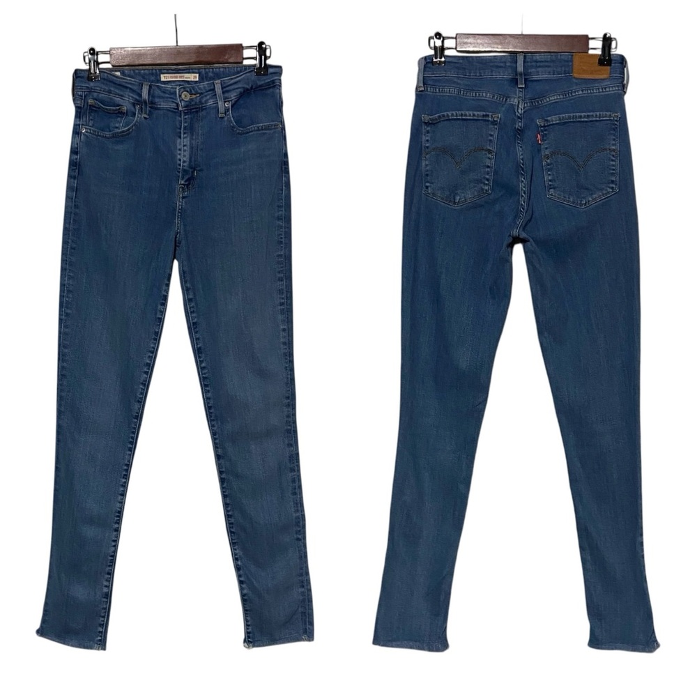 Levi’s Premium 721 High Rise Skinny Big E Jeans Blue